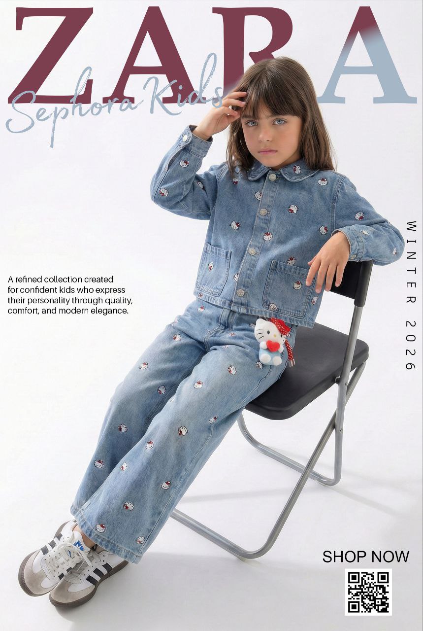 ZARA Jeans suit Hello Kitty