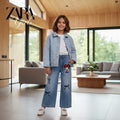 ZARA Jeans jacket and pants
