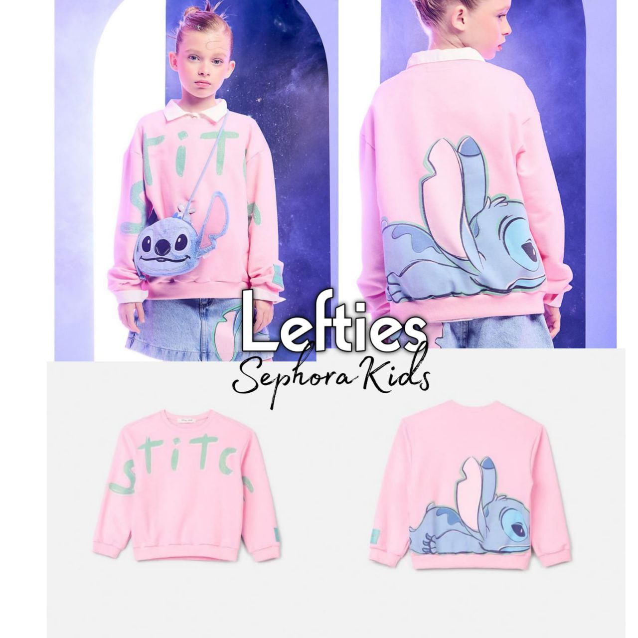 Lefties rose stitch T shirt