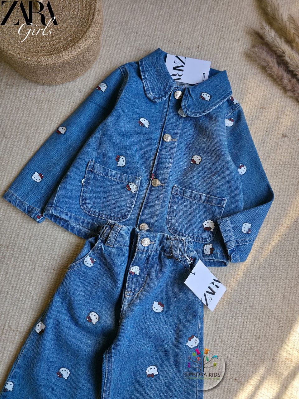 ZARA Jeans suit Hello Kitty
