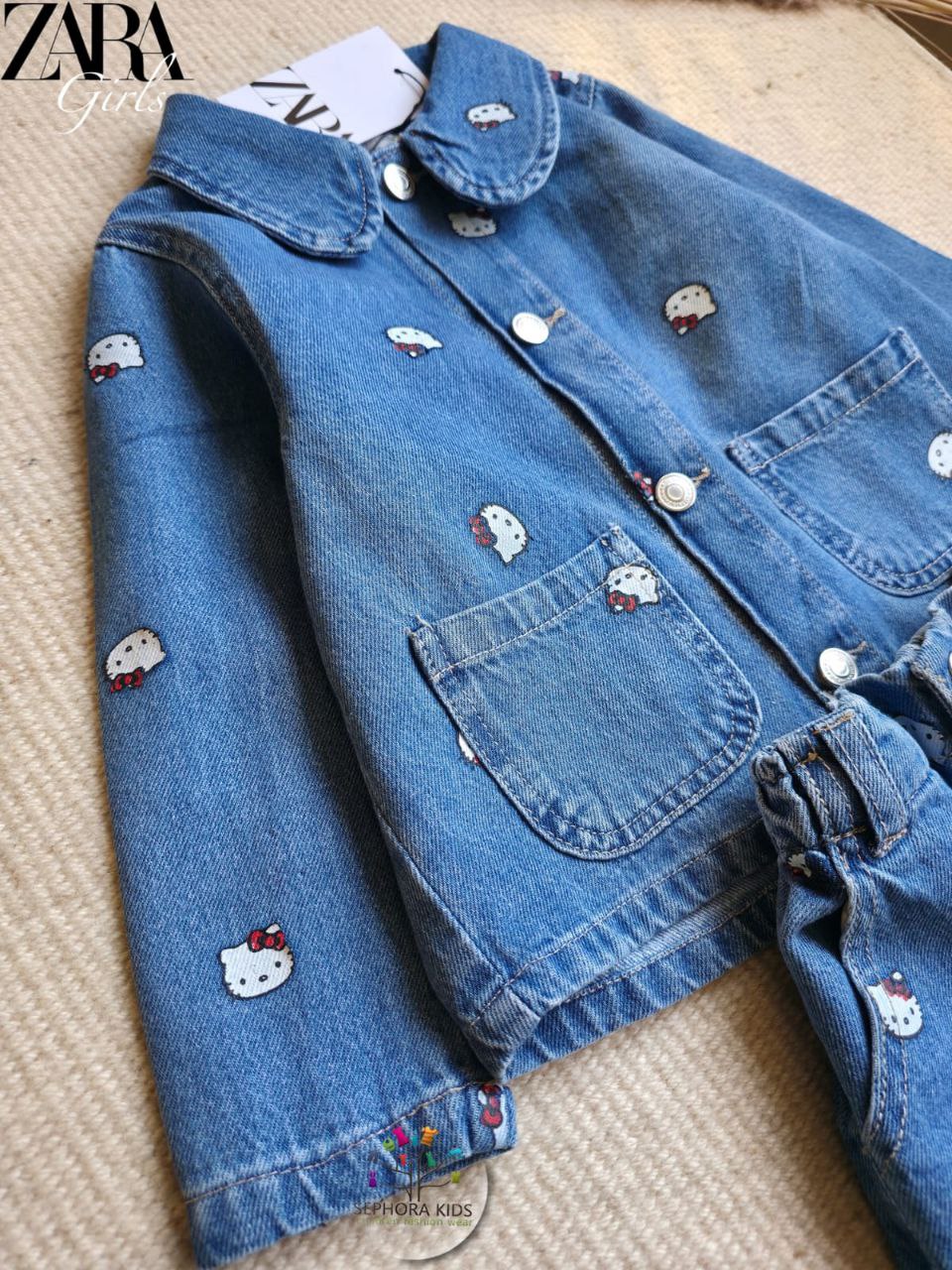 ZARA Jeans suit Hello Kitty