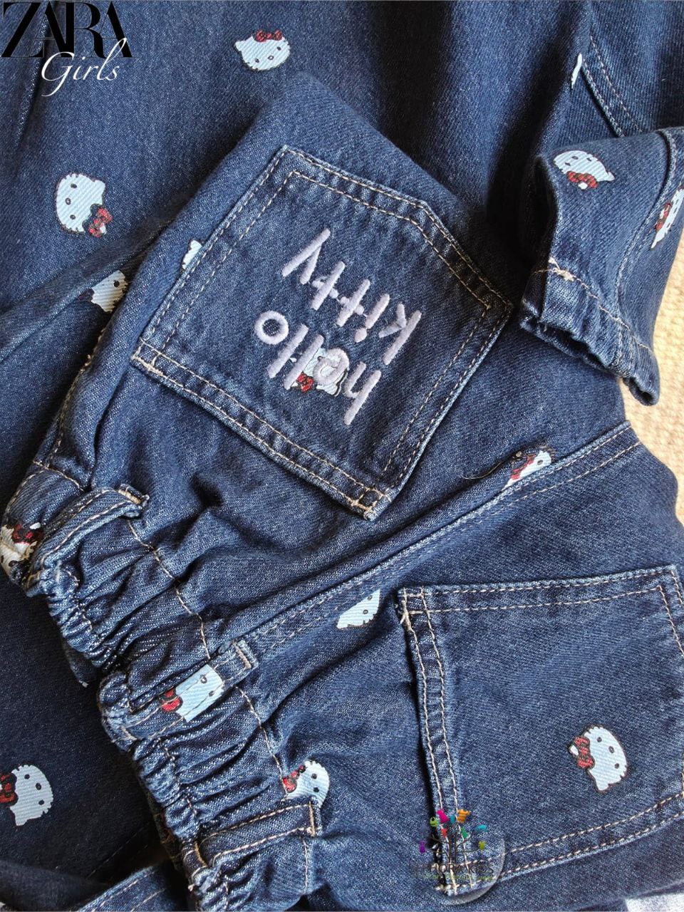 ZARA Jeans suit Hello Kitty