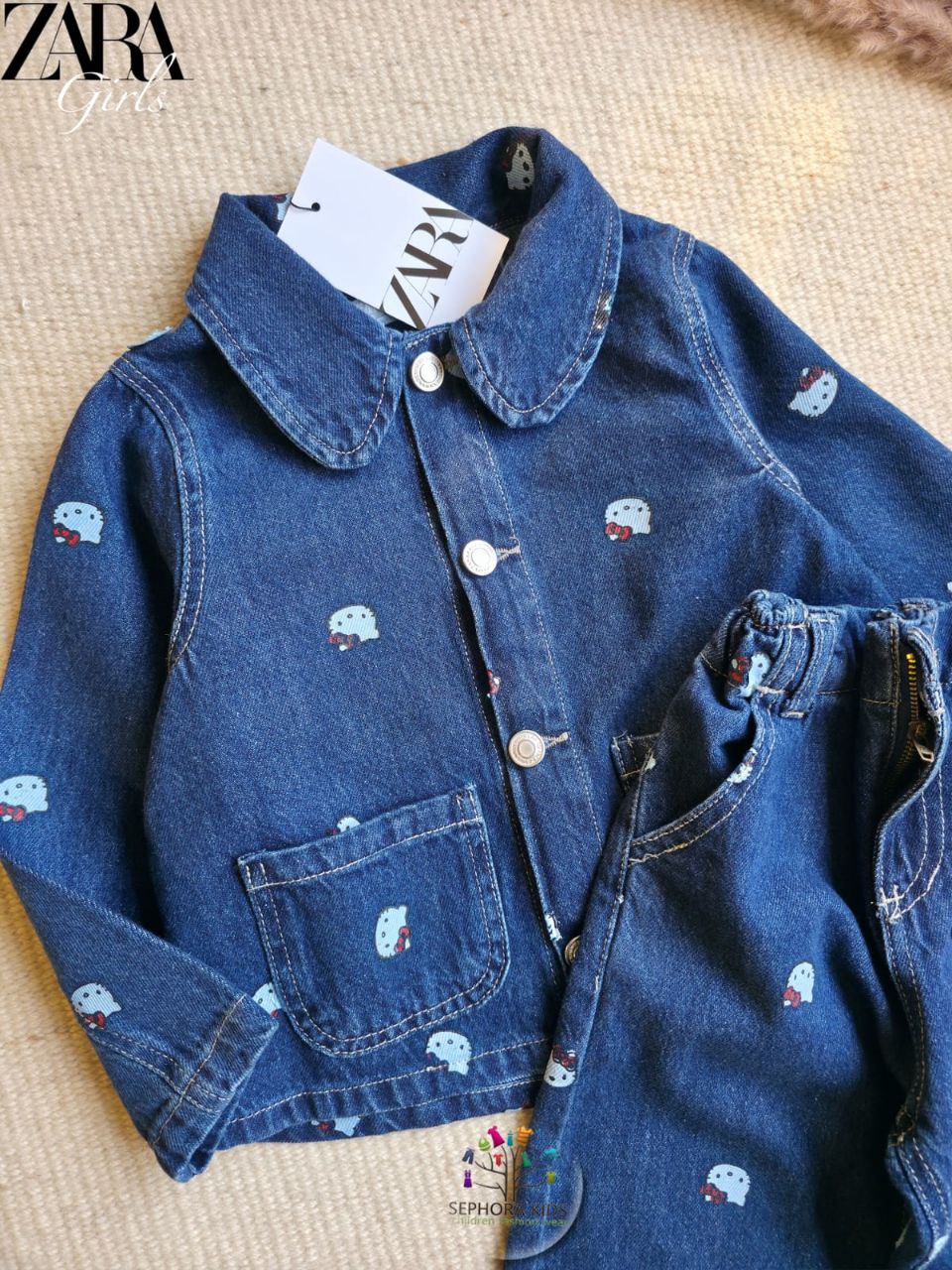 ZARA Jeans suit Hello Kitty