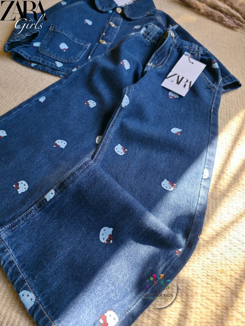 ZARA Jeans suit Hello Kitty